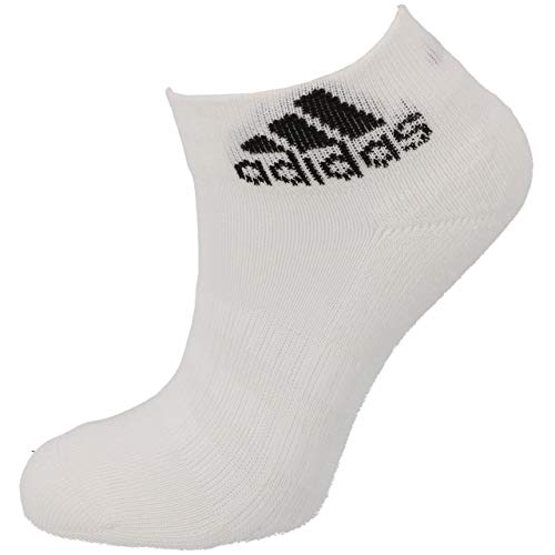 adidas CUSH ANK 3PP Socks, Unisex adulto, White/White/White, M