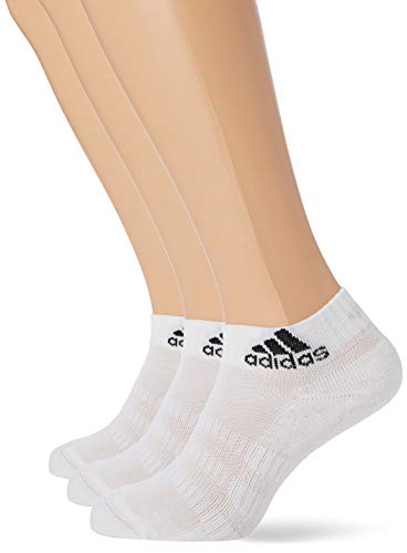 adidas CUSH ANK 3PP Socks, Unisex adulto, White/White/White, M