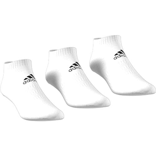 adidas Cush Low 3PP Calcetines, Unisex Adulto, Blanco (White/White/White), XS