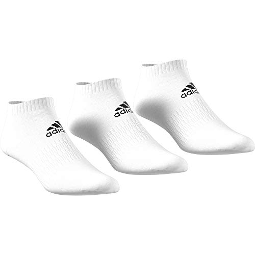 adidas Cush Low 3PP Calcetines, Unisex Adulto, Blanco (White/White/White), XS