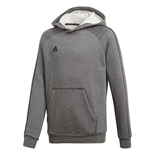 adidas CV3429 Sudadera con Capucha, Unisex Niños, Gris (Gris/Negro), 13-14 años (Talla del Fabricante: 164)