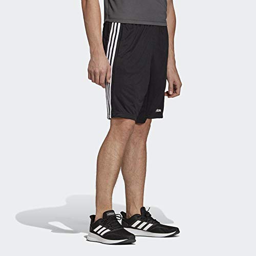 adidas D2M Cool SHO 3S Pantalones Cortos de Deporte, Hombre, Black, M