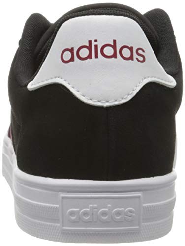 adidas Daily 2.0, Zapatillas de Gimnasio para Hombre, Core Black Active Maroon FTWR White, 44 EU