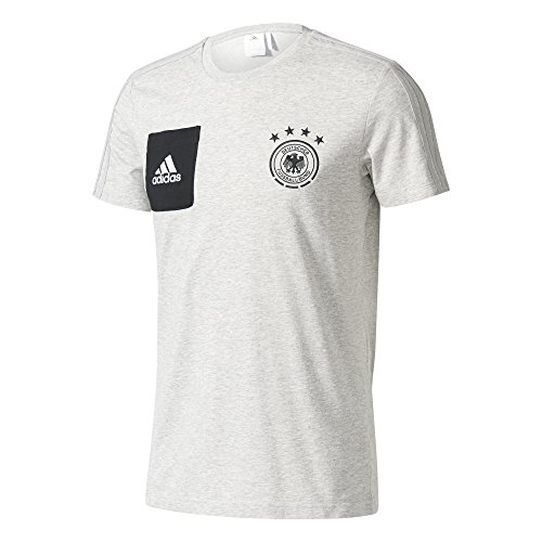 adidas DFB tee Staff Camiseta Equipación Federación Alemana de Fútbol, Hombre, Gris (Brgrin/Negro), XS