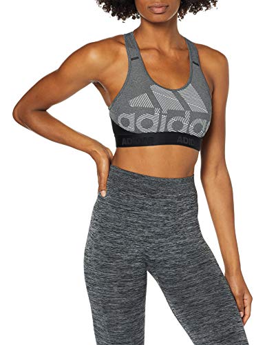 adidas Drst Ask Bos Sujetador de Deporte, Mujer, Black/Heather/White, S