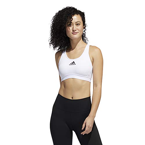 adidas DRST Ask Bra Sujetador de Deporte, Mujer, White, S