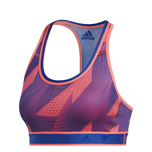 adidas DRST Ask Q1 Bra Sujetador Deportivo, Mujer, rossen/azurea, 2XS