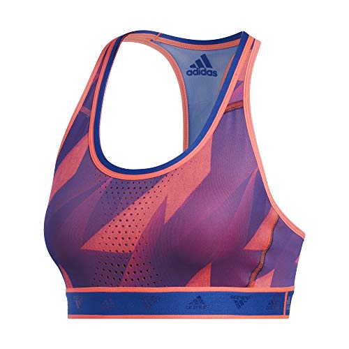 adidas DRST Ask Q1 Bra Sujetador Deportivo, Mujer, rossen/azurea, 2XS