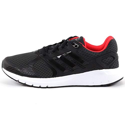 adidas Duramo 8 M, Zapatillas de Running para Hombre, Negro (Carbon/Core Black/Hires Red 0), 42 2/3 EU