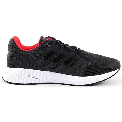 adidas Duramo 8 M, Zapatillas de Running para Hombre, Negro (Carbon/Core Black/Hires Red 0), 42 2/3 EU