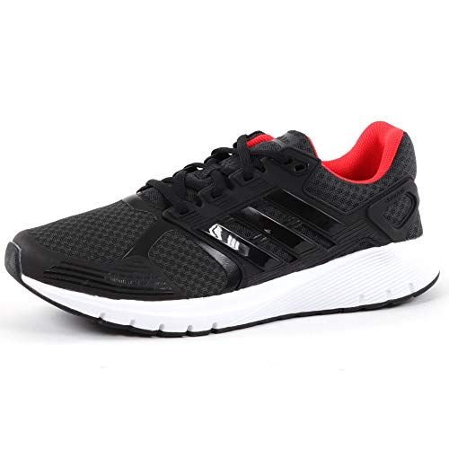 adidas Duramo 8 M, Zapatillas de Running para Hombre, Negro (Carbon/Core Black/Hires Red 0), 42 2/3 EU