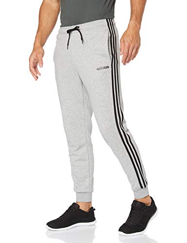 adidas E 3S T PNT FT Pantalones de Deporte, Hombre, Medium Grey Heather/Black/mgh Solid Grey, M