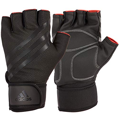 adidas Elite Training Guantes de Fitness, Adultos Unisex, Negro, L-20-21.5 cm Alrededor de la Palma