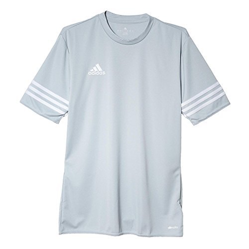 adidas Entrada 14 JSY, Camiseta para hombre, Gris (Silver/White), S, F50493