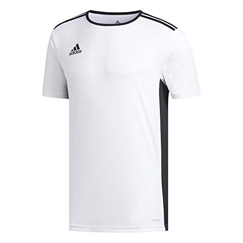 adidas Entrada 18 JSY T-Shirt, Hombre, White/Black, S