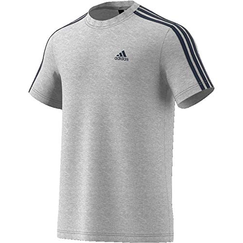 adidas ESS 3S tee Camiseta, Hombre, Gris, M