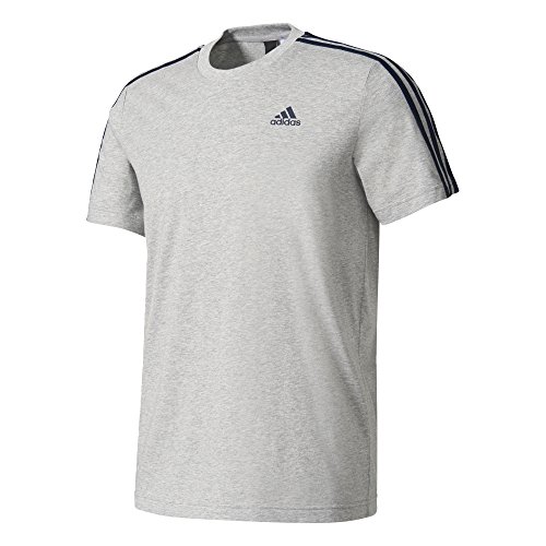 adidas ESS 3S tee Camiseta, Hombre, Gris, M