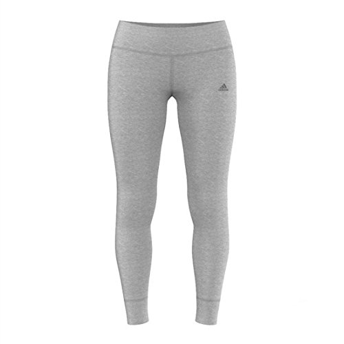 adidas ESS Tight - Mallas para mujer, color gris, talla L