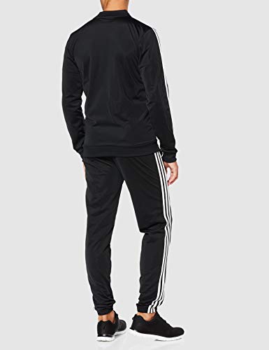 adidas Essentials 3-Stripes Track Suit Chándal, Hombre, Negro (Black/Black/White), M