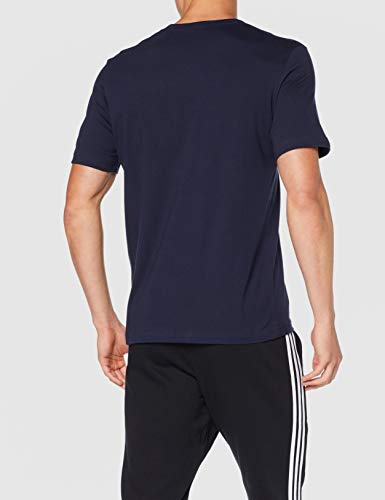 adidas Essentials Linear Logo tee Camiseta, Hombre, Azul (Legend Ink/White), L