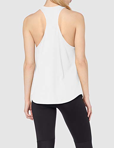 adidas Essentials Linear Tk Camiseta de Tirantes, Mujer, Blanco (White/Black), L