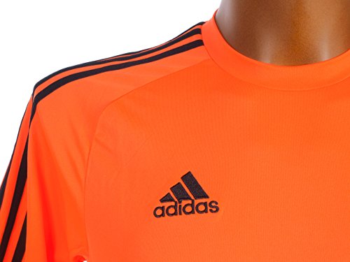 adidas Estro 15 JSY - Camiseta para hombre, color naranja/negro, talla L