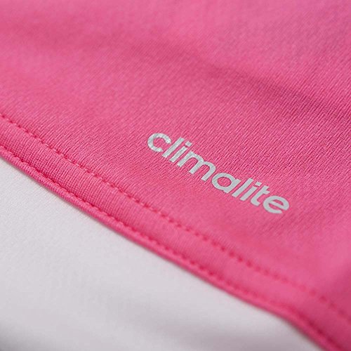 adidas Estro 15 JSY - Camiseta para hombre, color rosa solar/blanco, talla L