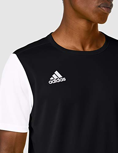 adidas ESTRO 19 JSY Camiseta de Manga Corta, Niños, Black, L