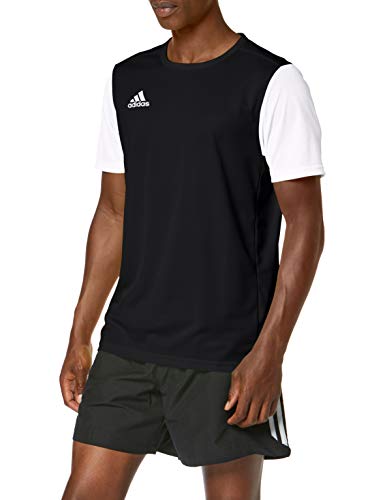 adidas ESTRO 19 JSY Camiseta de Manga Corta, Niños, Black, L