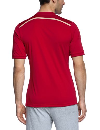 adidas Fef H JSY Camiseta, Hombre, Rojo, XL