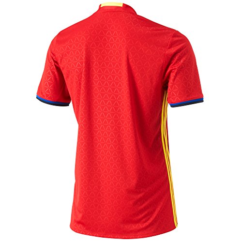 adidas Fef H JSY Camiseta Selección de España 1ª Equipacion 2015-2016, Hombre, Rojo/Amarillo/Azul, XS