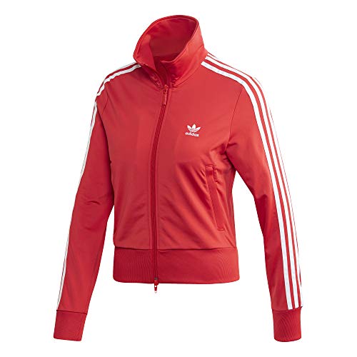 adidas Firebird TT Chaqueta con Cremallera, Mujer, Rojo (Lush Red), (Tamaño del Fabricante: 40)