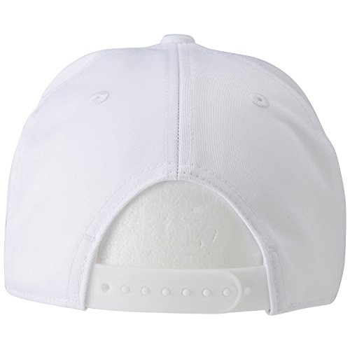 adidas Flat Cap - Gorra Unisex, Color Blanco/Negro, Talla OSFM