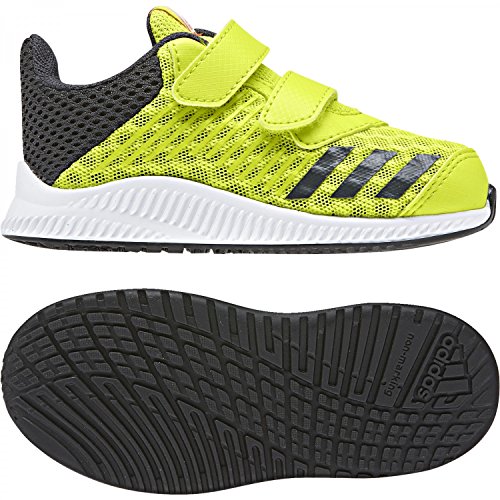 Adidas Fortarun Cool CF I, Zapatillas de Estar por casa para Niños, Amarillo (Amarillo/(Ftwbla/Carbon/Ftwbla) 000), 22 EU