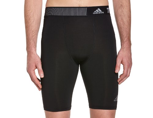 adidas Funktionsunterhose Techfit Base Short Pantalones Cortos, Hombre, Negro, S