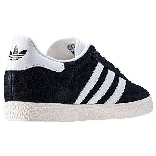 ADIDAS Gazelle J, Zapatillas Unisex Adulto, Negro (Core Black/Footwear White/Gold Metallic 0), 37 1/3 EU