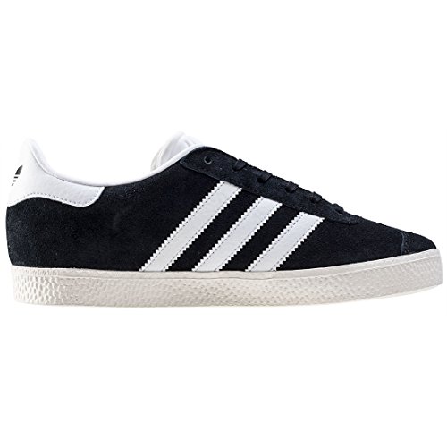 ADIDAS Gazelle J, Zapatillas Unisex Adulto, Negro (Core Black/Footwear White/Gold Metallic 0), 37 1/3 EU