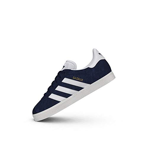 adidas Gazelle J, Zapatillas Unisex Niños, Azul (Collegiate Navy/Footwear White/Footwear White 0), 37 1/3 EU