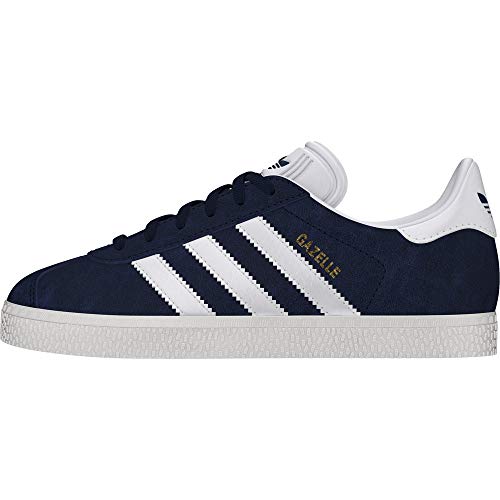 adidas Gazelle J, Zapatillas Unisex Niños, Azul (Collegiate Navy/Footwear White/Footwear White 0), 37 1/3 EU