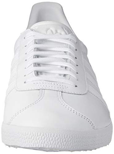 adidas Gazelle, Zapatillas de deporte Unisex Adulto, Blanco (Ftwr White/Ftwr White/Gold Metallic), 37 1/3 EU