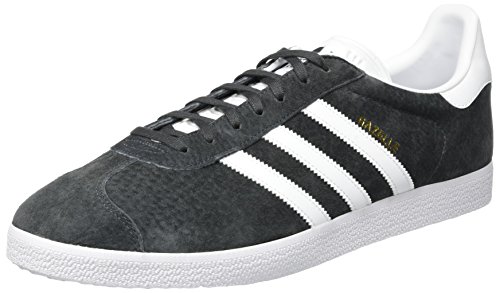 adidas Gazelle, Zapatillas de deporte Unisex Adulto, Gris (Dgh Solid Grey/White/Gold Metallic), 41 1/3 EU