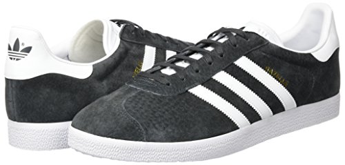 adidas Gazelle, Zapatillas de deporte Unisex Adulto, Gris (Dgh Solid Grey/White/Gold Metallic), 43 1/3 EU