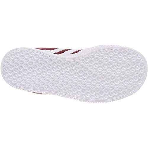 adidas Gazelle, Zapatillas de deporte Unisex niños, Rojo (Collegiate Burgundy/Footwear White/Footwear White 0), 28 EU