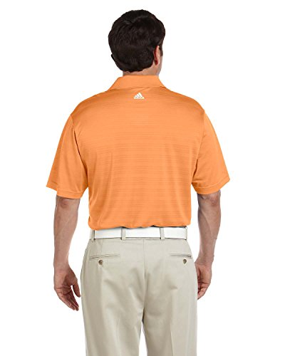 adidas Golf Climalite - Polo de manga corta para hombre, talla L, color naranja claro