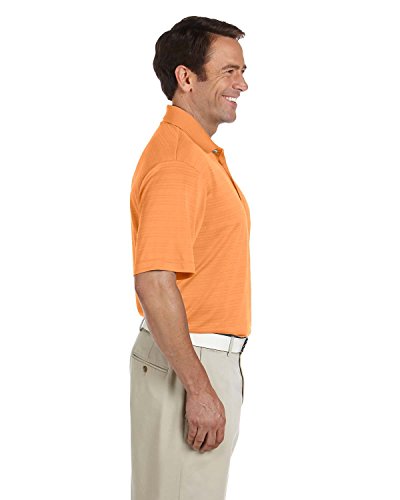 adidas Golf Climalite - Polo de manga corta para hombre, talla L, color naranja claro