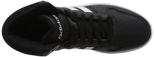 Adidas Hoops 2.0 Mid Bb7207, Zapatillas para Hombre, Negro (Core Black/FTWR White/Core Black Core Black/FTWR White/Core Black), 44 EU