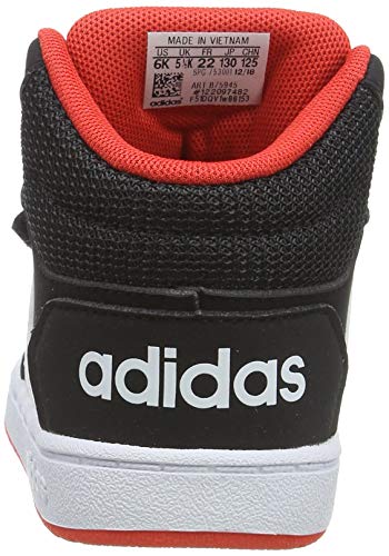 Adidas Hoops Mid 2.0 I, Zapatillas Unisex Niños, Multicolor (Core Black/FTWR White/Hi/Res Red S18 B75945), 26 EU