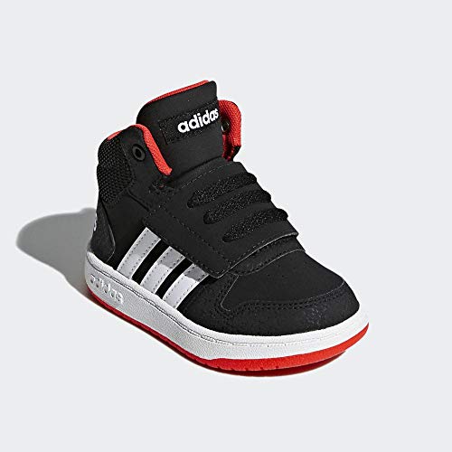 Adidas Hoops Mid 2.0 I, Zapatillas Unisex Niños, Multicolor (Core Black/FTWR White/Hi/Res Red S18 B75945), 26 EU