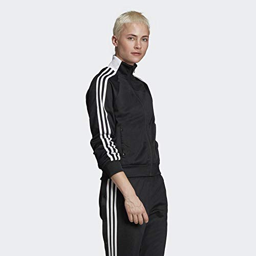 adidas ID 3-Stripes Snap Track Top W Chaqueta, Mujer, Negro (Black), S