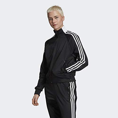 adidas ID 3-Stripes Snap Track Top W Chaqueta, Mujer, Negro (Black), S